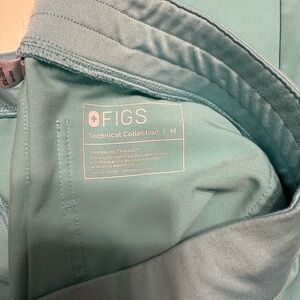 Light Teal FIGS scrub pants